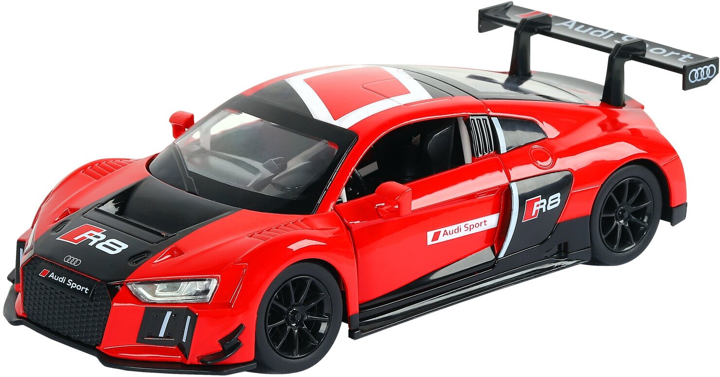 Модель автомобиля Автопанорама Audi R8 LMS, красная, 1/24 JВ1200124