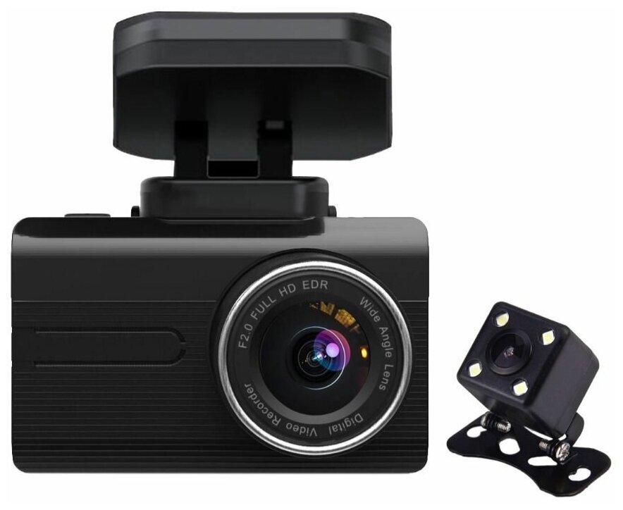 Видеорегистратор TrendVision X1 Max, 2 камеры, GPS, черный