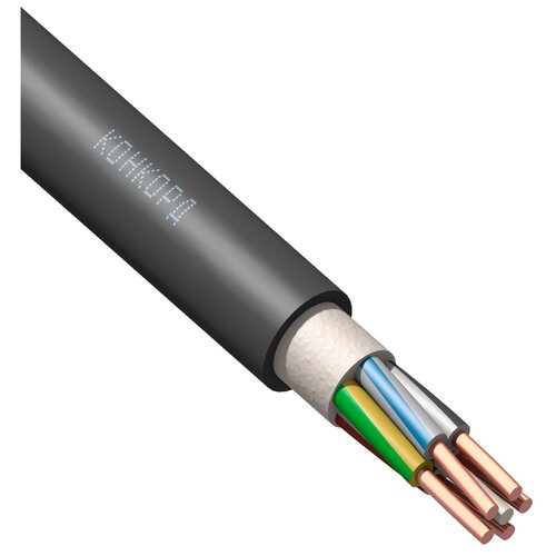 Кабель силовой ВВГнг(А)-LS Конкорд ГОСТ, 5x2.5 мм², 1 м