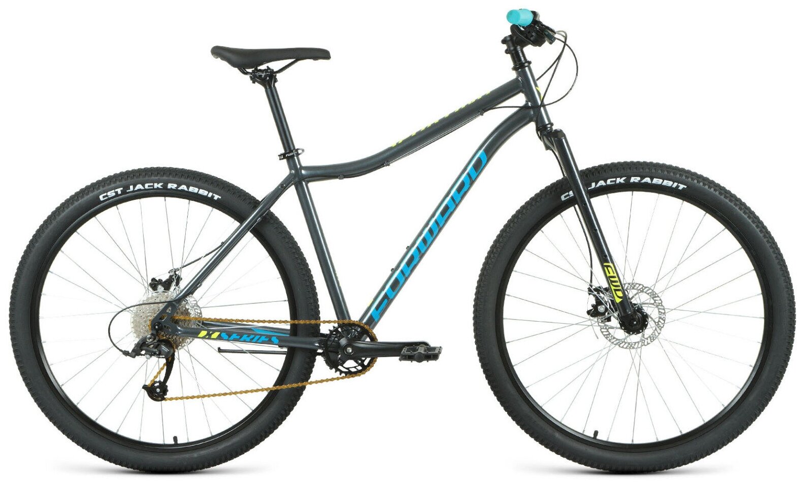 Горный велосипед Forward Sporting 29 X D (2022) 19" Серо-зеленый (171-184 см)