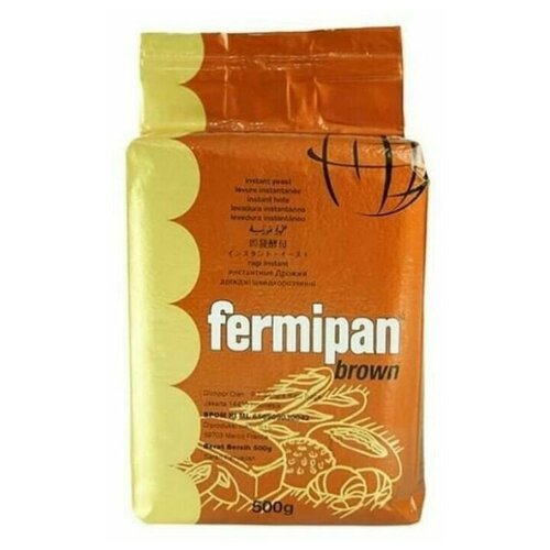 Дрожжи инстантные "Fermipan brown" 500гр 3шт