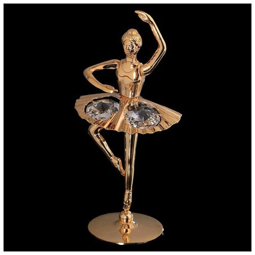 Frau Liebe Сувенир «Балерина с поднятой рукой», 6х6х11 см, с кристаллами