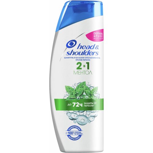 Шампунь для волос Head&Shoulders Ментол 2 в 1, 600 мл