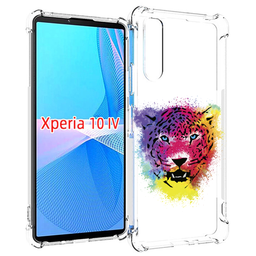 Чехол MyPads Гепард для Sony Xperia 10 IV (10-4) задняя-панель-накладка-бампер