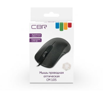 Мышь CBR CM 105 Black USB - фото №12