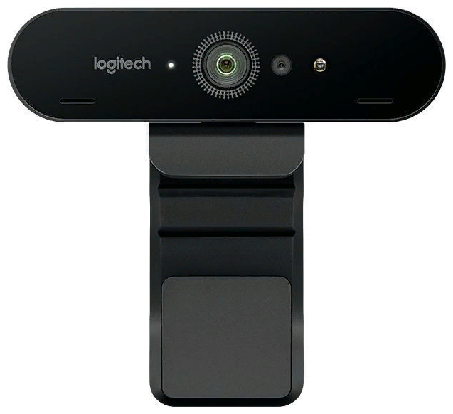 Веб-камера Logitech Brio Ultra HD черный 13Mpix (4096x2160) USB3.0 с микрофоном (960-001105/960-001107)