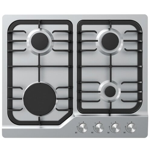Газовая варочная поверхность Midea MG687X 60x51см 4 конфорки цвет нержавеющая сталь 2569000₽