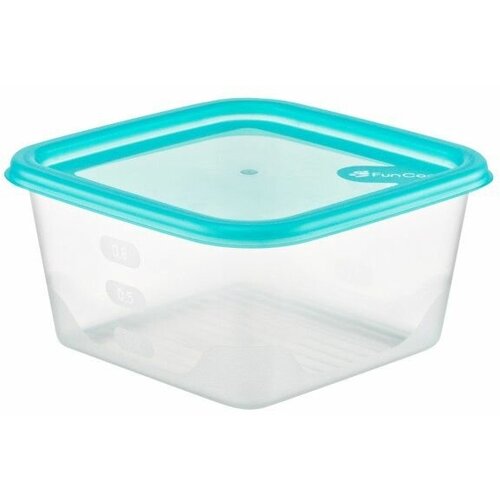 Емкость для продуктов квадратная 1,1л Fusion зеленый