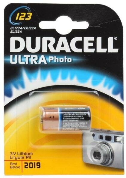 Батарейка Duracell Ultra Lilhium CR123A 1 шт