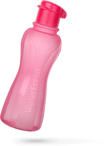 Бутылка для воды Waterfresh 0,7 л розового цвета