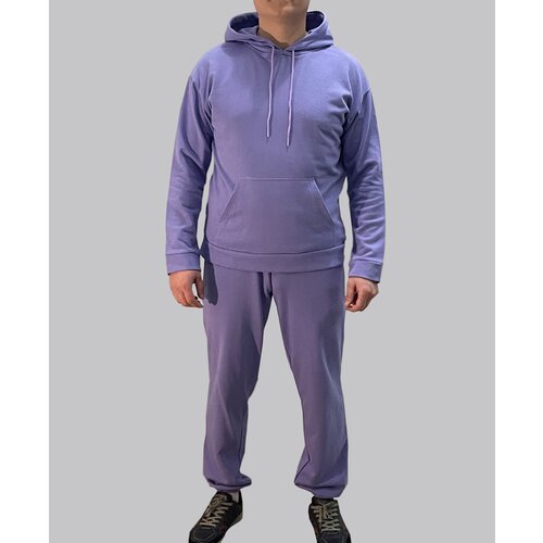 Спортивный костюм мужской, размер L (48-50), фиолетовый