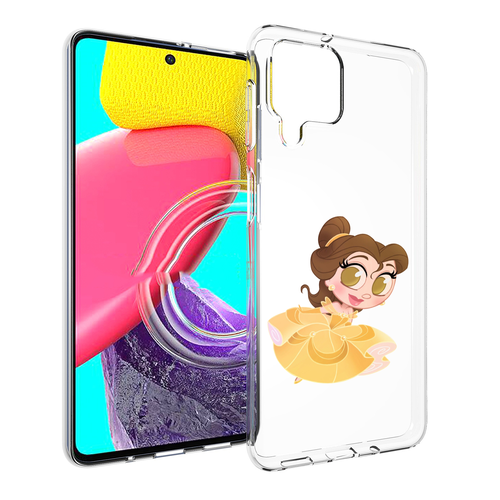 Чехол MyPads мини-принцесса женский для Samsung Galaxy M53 (SM-M536) задняя-панель-накладка-бампер