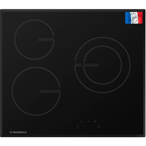 Электрическая варочная панель MAUNFELD MVCE593HL1DZR-BK цвет панели черный цвет рамки черный 4149000₽