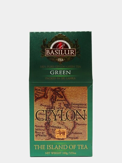 Чай зеленый Basilur Остров зеленый 100г Basilur Tea Export - фото №11