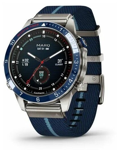 Смарт-часы Garmin MARQ CAPTAIN (Gen 2) (010-02648-11) — купить в интернет-магазине по низкой цене на Яндекс Маркете