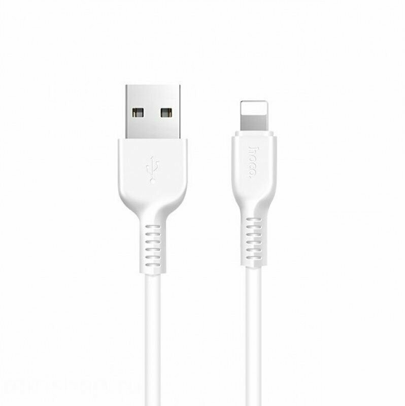 Кабель USB 2.4A (iOS Lighting) 1м HOCO X13 Белый