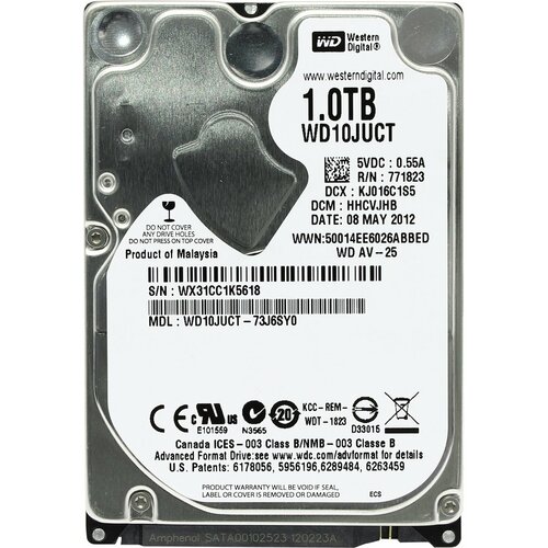 Жесткий диск Western Digital 1 ТБ WD10JUCT