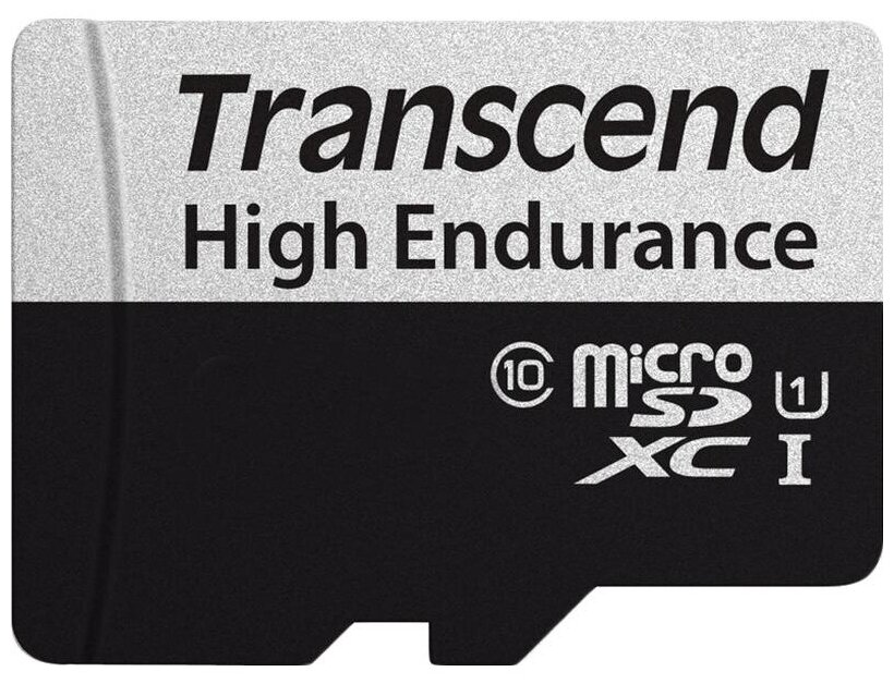 Комплект 2 штук, Карта памяти Transcend 128GB microSDXC Class 10 UHS-I U1 R100 TS128GUSD350V