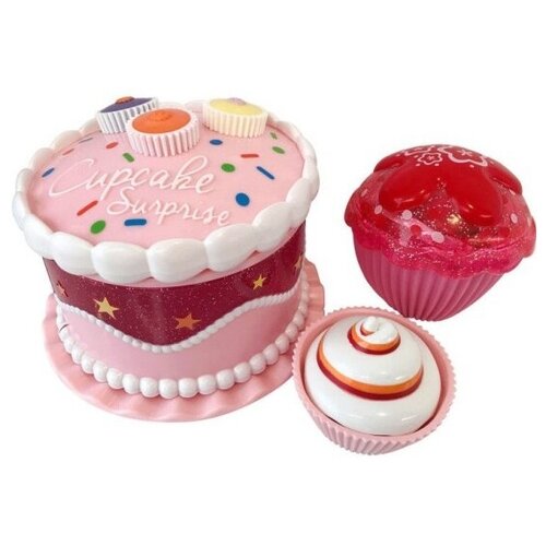 Игровой набор Emway Singapore Pte.ltd Cupcake Surprise 1136 Чайная вечеринка с Куклой - Капкейк и питомцем игровой набор enchantimals снежная долина шале в горах с куклой и питомцем gjx50