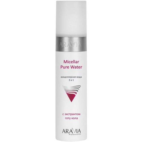 Вода мицеллярная Aravia Professional Micellar Water, 250 мл аравия профешнл мицеллярная вода 3в1 с экстрактом готу кола 250мл