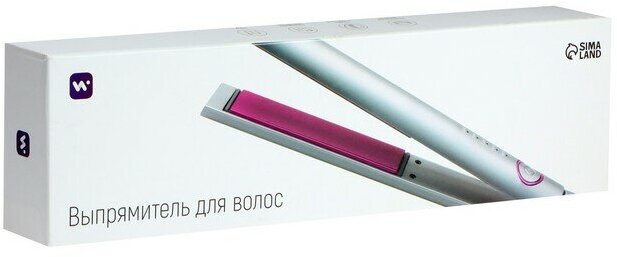 Выпрямитель Windigo LW-41, 45 Вт, керамическое покрытие, до 230°C, серо-розовый - фотография № 11