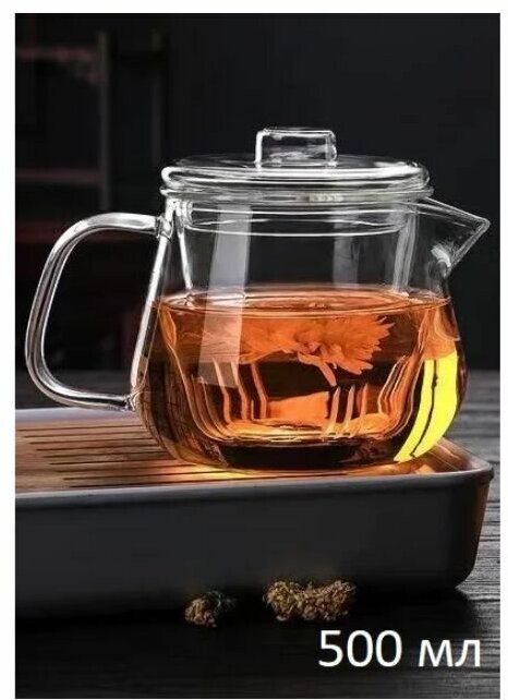 фото Чайник заварочный стеклянный, Formula Tepla