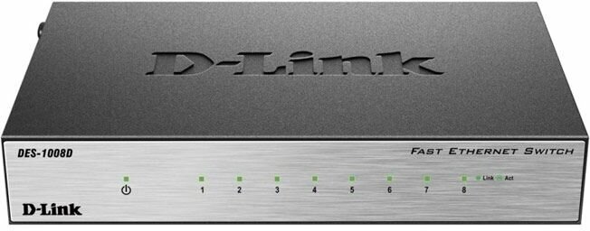 Коммутатор D-Link DES-1008D