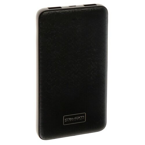 Внешний аккумулятор ATOM Evolution PL10L-V2 10000 мАч 2 USB 21 А индикатор черный 172000₽