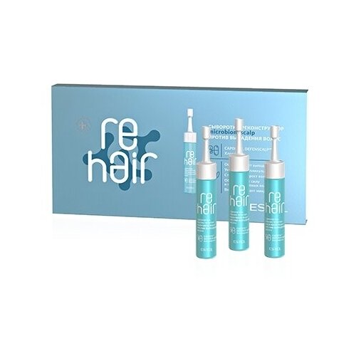 Сыворотка-реконструктор Microbiom scalp reHAIR ESTEL против выпадения волос estel сыворотка реконструктор против выпадения волос microbiom scalp 7 ампул х 10 мл estel rehair