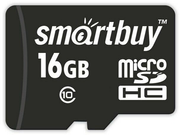 Карта памяти Smartbuy microSDHC Сlass 10 LE 16GB SB16GBSDCL10-00LE