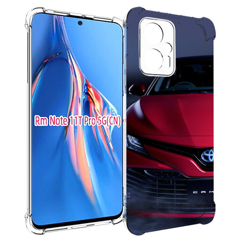 Чехол MyPads toyota тойота 1 для Xiaomi Redmi Note 11T Pro / 11T Pro Plus / Poco X4 GT задняя-панель-накладка-бампер