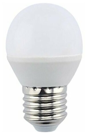 Лампа LED G45 8.0W E27 2700K шар (композит) (78*45) Ecola
