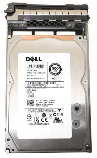 Жесткий диск Dell X150K 300Gb SAS 3,5" HDD