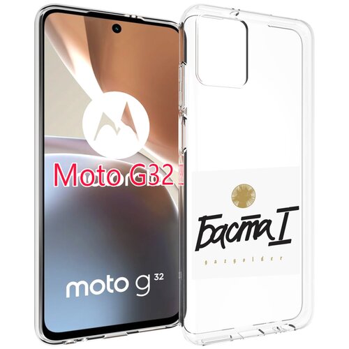 Чехол MyPads Баста 1 Баста для Motorola Moto G32 задняя-панель-накладка-бампер