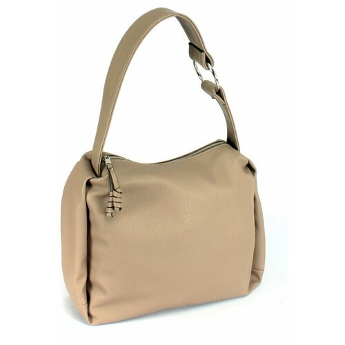 Сумка тоут Adelia, бежевый, серебряный