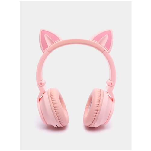 Наушники беспроводные с ушками BOROFONE BO18 Cat ear BT Для детей Розовые 117000₽