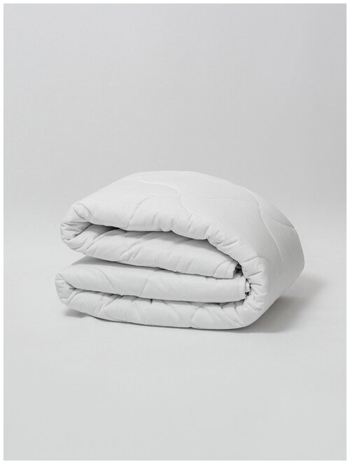 Одеяло Хлопковый Мир Бамбук в хлопке, легкое, 172 х 205 см, белый