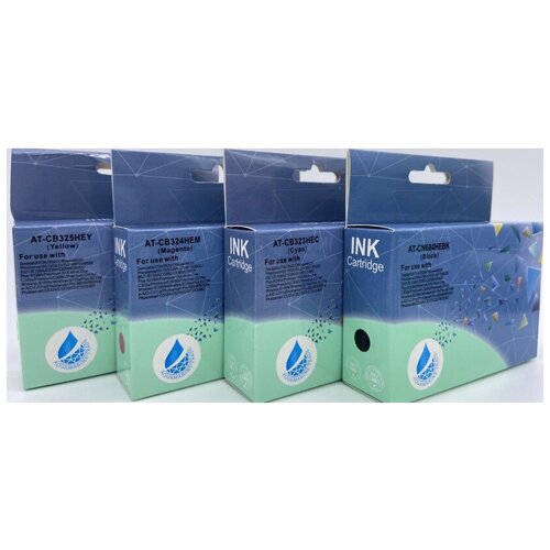 Картриджи для HP 178XL (комплект 4 шт) yotat ciss ink cartridge for hp862 hp 862 for hp photosmart 5510 6510 7510 b110a b209a b210a printer