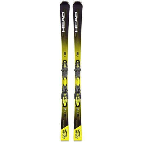 фото Горные лыжи с креплениями head 2022-23 supershape e-speed sf-pr+prd 12 gw br 85 black/neon yellow (см:170)