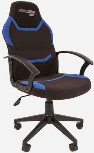Изображение товара Кресло геймерское Chairman game 9 Россия ткань черно/синий New