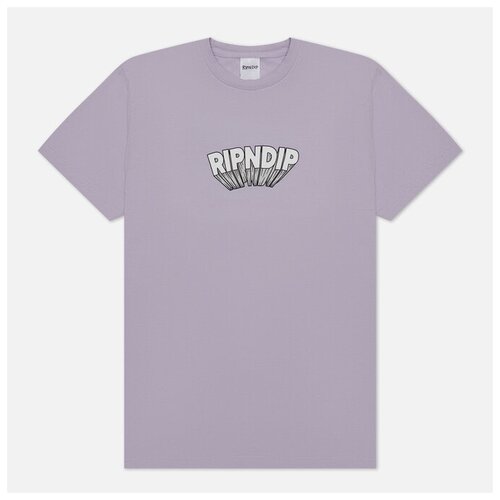 Футболка RIPNDIP, хлопок, размер S, фиолетовый