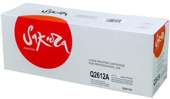 Картридж Sakura Printing SAKURA Q2612A для HP LJ 1010/1012/1015/1020/1022/3015/3020/3030, черный, 2000стр.