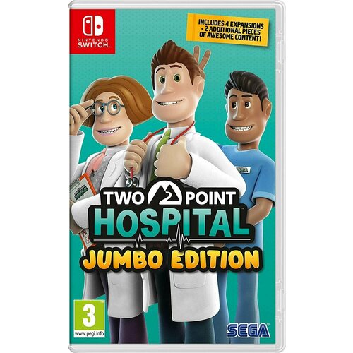 Игра Two Point Hospital Jumbo Edition (Русские субтитры)(Nintendo Switch) two point campus enrolment edition [ps5]