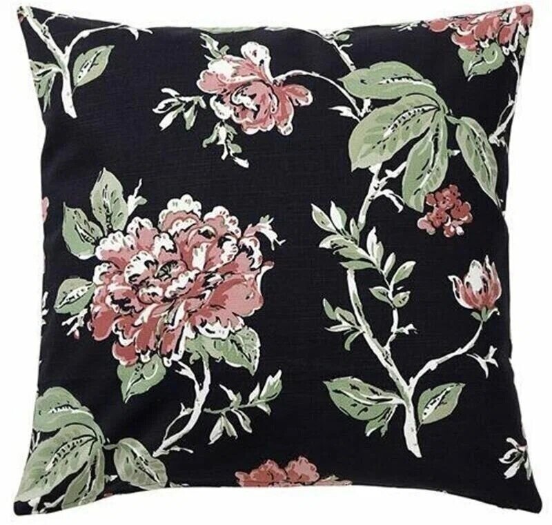 фото Икеа анимонтулпэн, Чехол на декоративную подушку, 50х50см, черный