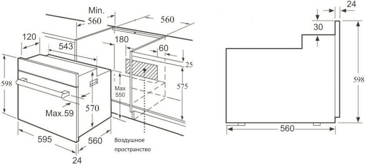 Духовой шкаф Korting - фото №11