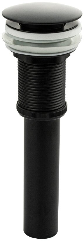Верхняя часть BRIMIX ( донный клапан ) сифона - автомата на раковину без перелива, чёрного цвета - фотография № 1