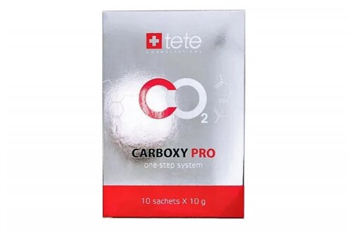 Одношаговая система карбокситерапии Carboxy PRO one-step system, 10 саше по 10 г | Tete