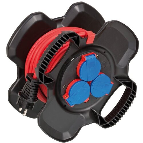 Удлинитель на катушке 10 м Brennenstuhl Compact Cable reel BREMAXX, 3 розетки 1169717100