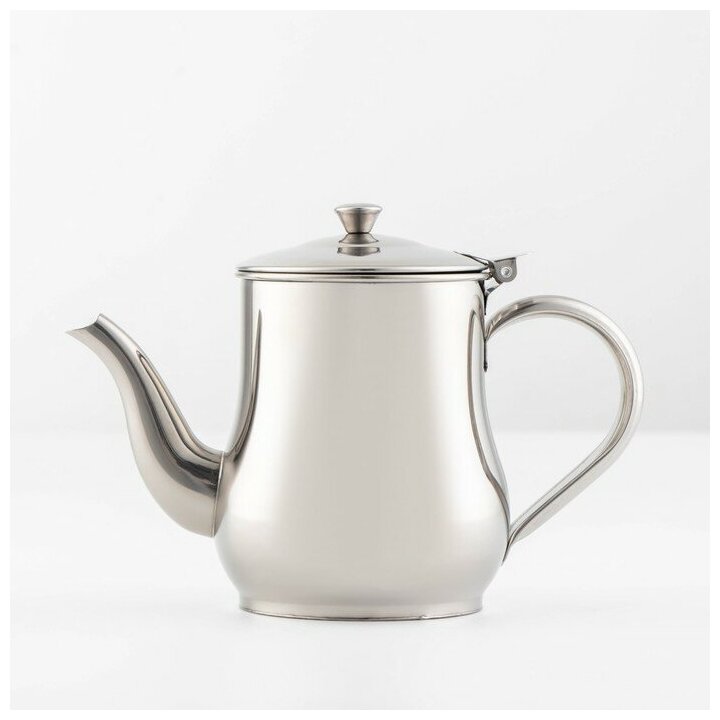 фото Чайник заварочный из нержавеющей стали «Султан», 950 мл, 201 сталь