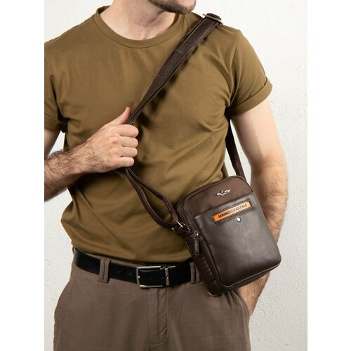 фото Сумка планшет aeronautica militare, коричневый